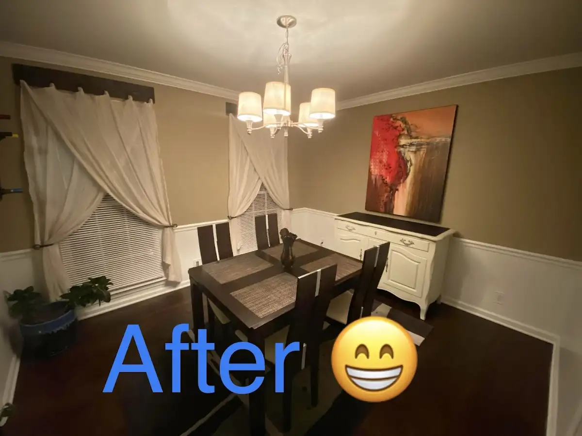 Professional dining room restoration after water damage in Black Diamond